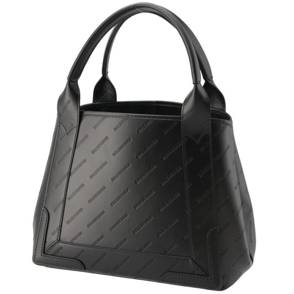 BALENCIAGA Tote Bag S NAVY CABAS Navy Hippo Shoulder Bag - Picture 3 of 10